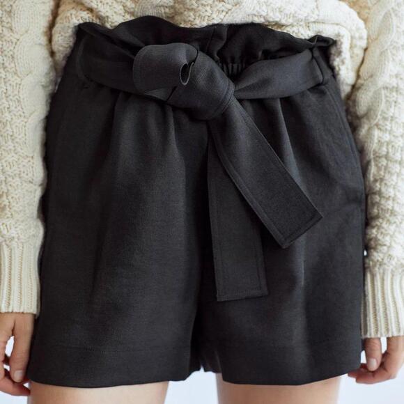 Wilfred Paperbag Short - Black - 00 - Picture 3 of 8